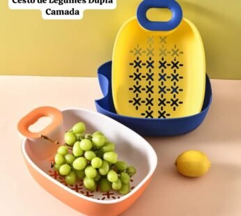Cesto de Legumes Dupla Camada