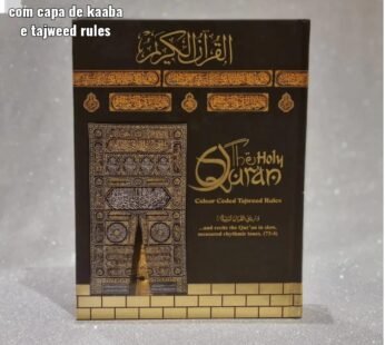 Quraan  Rainbow com capa de kaaba e tajweed rules🍃✨