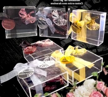 Caixa de presente Acrylic/caixa kajoor✨🍃