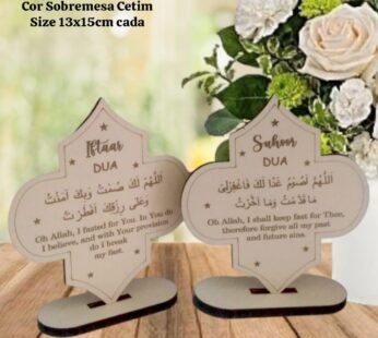 Conjunto jogo 2pc Duaa para jejum🍃✨